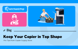 Keep your copier running smoothly with expert copier maintenance tips from Copier Supply Store. Learn how to avoid issues and extend its lifespan.