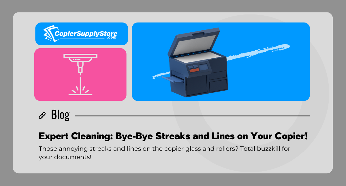 Copier Supply Store Blog Post Graphic entitled