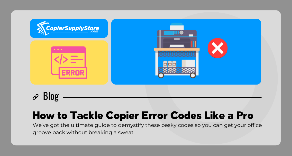 Learn how to quickly resolve copier error codes with this guide, helping you troubleshoot common issues and keep your office running smoothly.