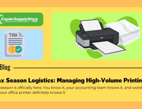 Tax Season Logistics: Managing High-Volume Printing
