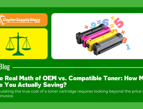 The Real Math of OEM vs. Compatible Toner: How Much Are You Actually Saving?
