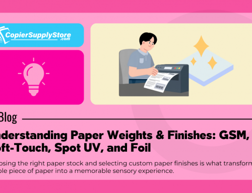 Understanding Paper Weights & Finishes: GSM, Soft-Touch, Spot UV, and Foil